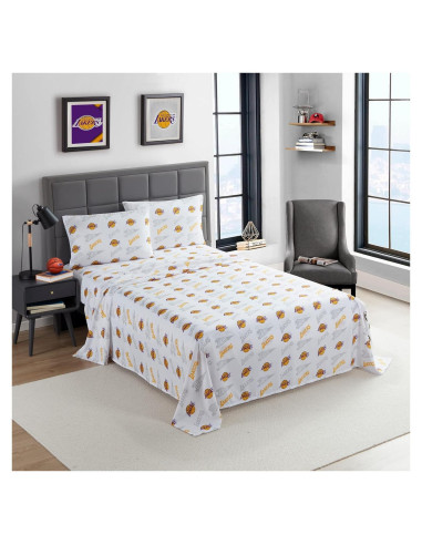 Sábanas Doble NORTHWEST Los Angeles Lakers 3 Piezas