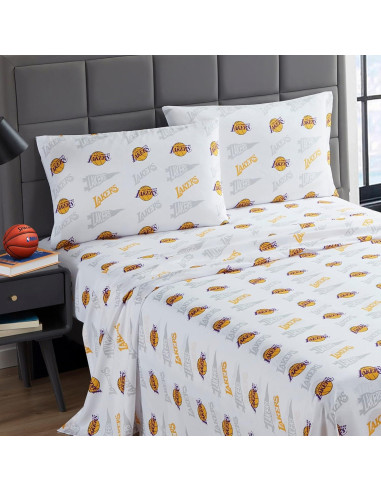 Sábanas Doble NORTHWEST Los Angeles Lakers 3 Piezas