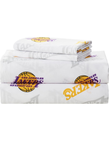 Sábanas Doble NORTHWEST Los Angeles Lakers 3 Piezas
