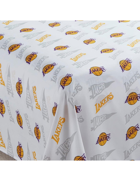 Sábanas Doble NORTHWEST Los Angeles Lakers 3 Piezas