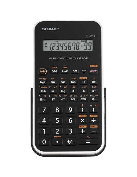 Calculadora Científica Sharp EL-501XBWH 131 Funciones