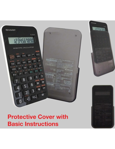Calculadora Científica Sharp EL-501XBWH 131 Funciones