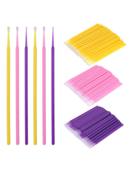 300 Pinceles Micro para Pintura Oruola - 3 Tamaños 1.5mm, 2mm, 2.5mm