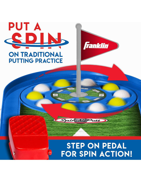 Juego de Mini Golf Franklin Sports - Spin n' Putt para Niños