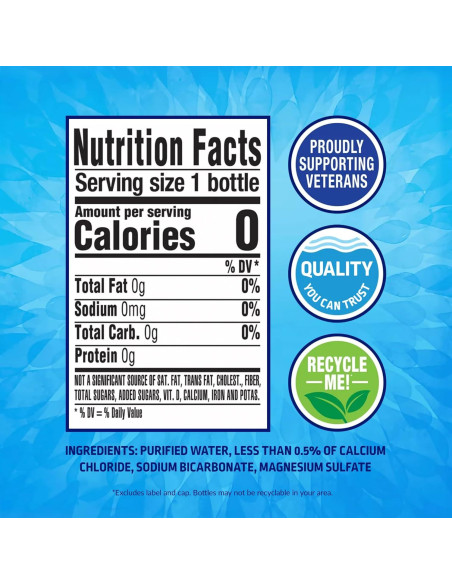 Agua Purificada Pure Life 24 Botellas 240 ml Sabor Fresco