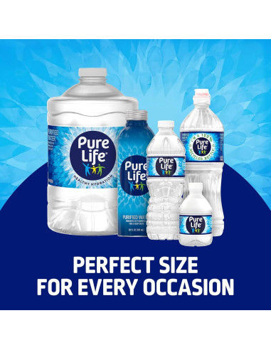 Agua Purificada Pure Life 24 Botellas 240 ml Sabor Fresco