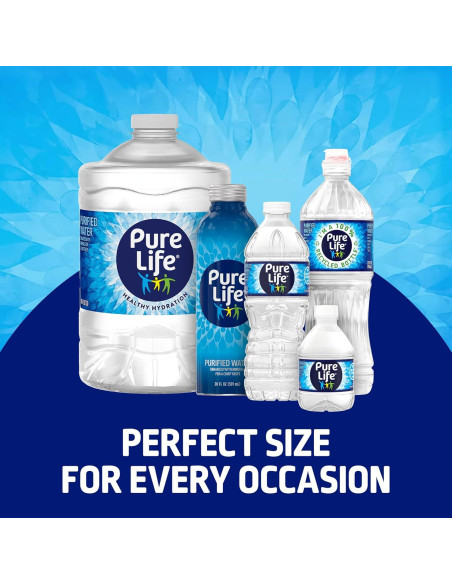Agua Purificada Pure Life 24 Botellas 240 ml Sabor Fresco