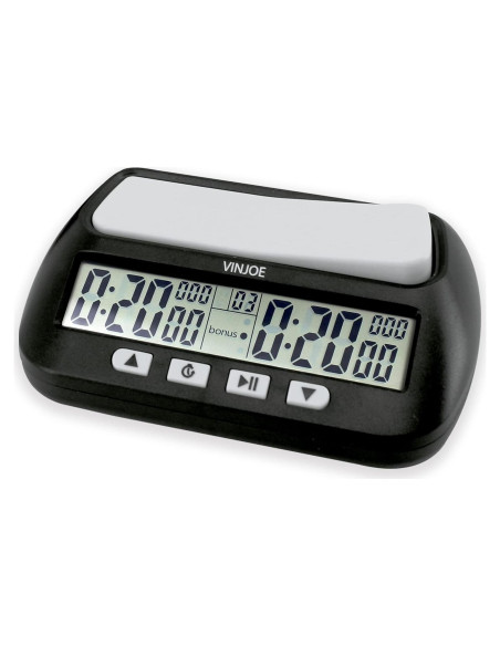 Reloj de Ajedrez Digital VINJOE Portátil con 4 Funciones