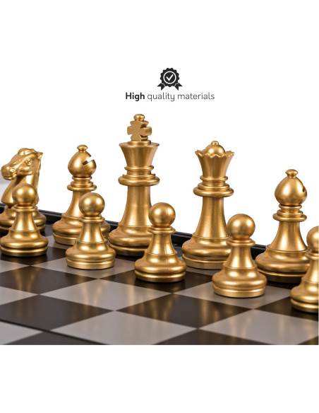 Juego de Ajedrez Magnético Big Mo's Toys Plegable 24.6 cm