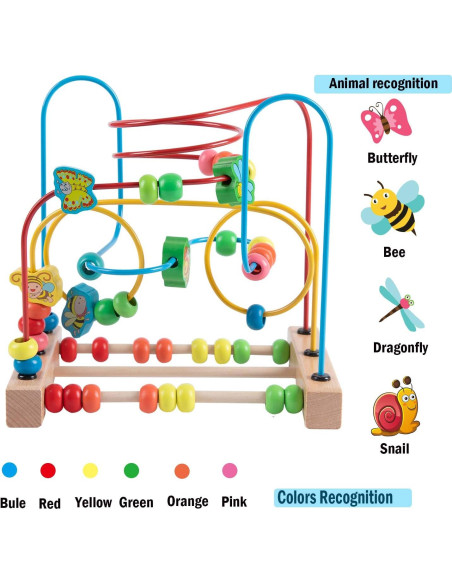 Juguete Laberinto de Perlas Joqutoys para Niños 1-3 Años