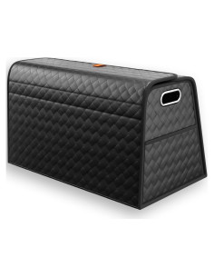 Organizador de Maletero Plegable Aiuwo de Cuero Negro Grande