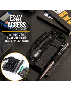 Soporte Táctico OneTigris para ID y Tarjetas - Negro 2