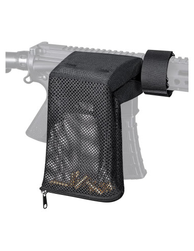 Colector de Cartuchos CVLIFE Táctico Negro con Malla Resistente