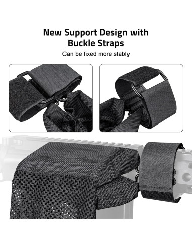 Colector de Cartuchos CVLIFE Táctico Negro con Malla Resistente