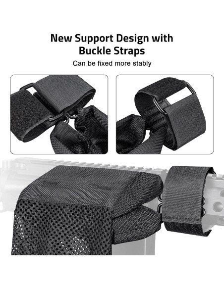 Colector de Cartuchos CVLIFE Táctico Negro con Malla Resistente