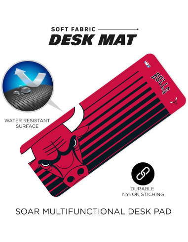 Alfombrilla SOAR NBA Chicago Bulls 80x30 cm Antideslizante