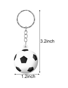 Llavero de Fútbol Blulu 30 Piezas Mini Balones 2