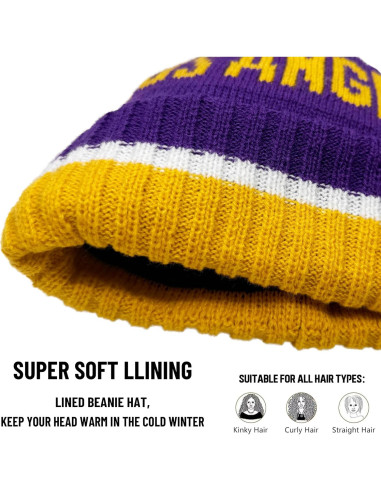 Gorro de punto City Beanie con pompon para invierno