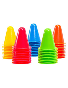 Paquete de 50 Conos Mini Juvale para Entrenamiento Deportivo