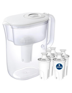 Jarra filtradora de agua Joey'z 10 tazas con 5 filtros