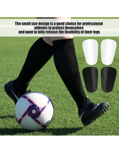 4 Piezas Espinilleras Mini NQEUEPN 8x5 cm Fútbol Unisex