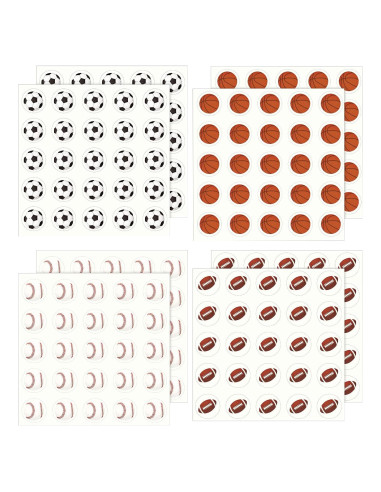 Calcomanías Deportivas Outus 200 Piezas Vinilo Multicolor