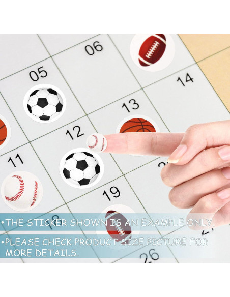 Calcomanías Deportivas Outus 200 Piezas Vinilo Multicolor