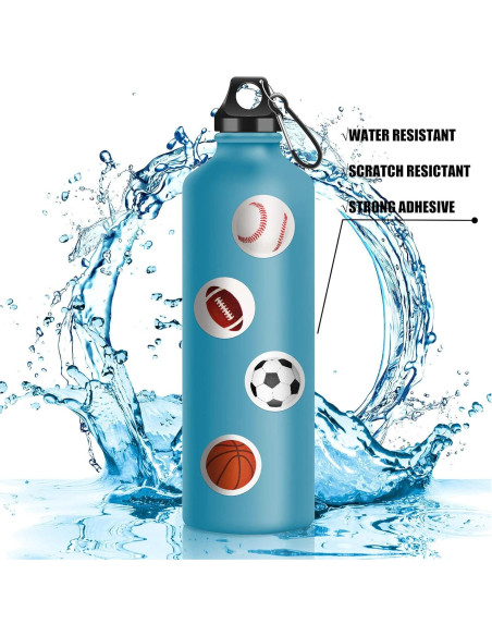 Calcomanías Deportivas Outus 200 Piezas Vinilo Multicolor