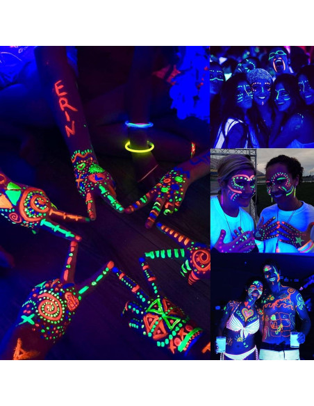 Tira LED UV 2M LYGZM 120 LEDs Luz Negra USB Efecto Fiesta