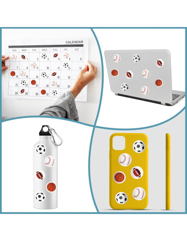 Calcomanías Deportivas Outus 200 Piezas Vinilo Multicolor