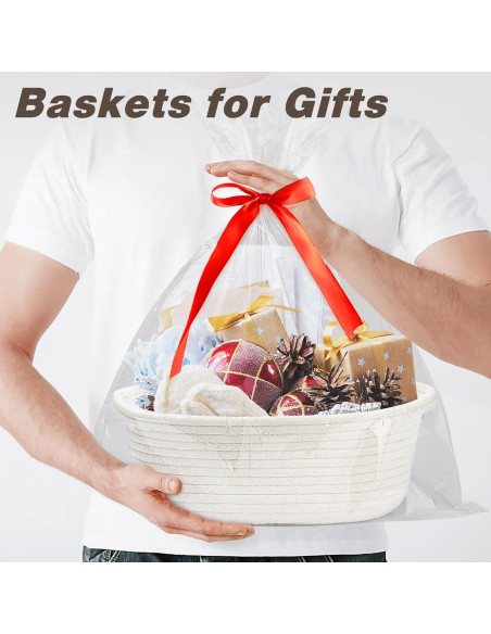 Cesta de Almacenamiento Yeeeasy Blanca 31.75x21.59x13.97 cm