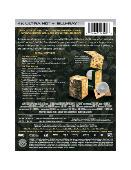 Labyrinth 1986 - Edición Limitada 4K Ultra HD + Blu-ray