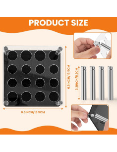 Soporte para Moldes de Ajedrez Utag 16.5x16.5 cm Metal 2