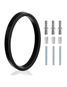 Número de casa flotante Merear 0 de acero inoxidable 12,7 cm