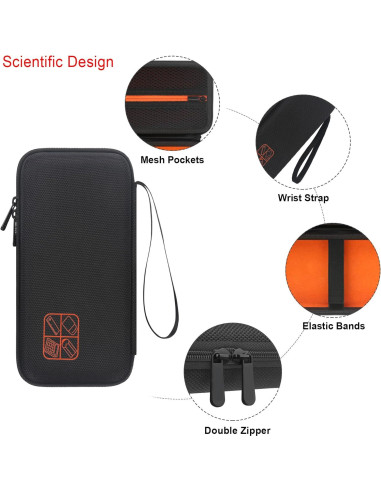 Funda Elonbo para calculadora TI-84 Plus CE, negra