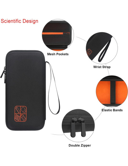 Funda Elonbo para calculadora TI-84 Plus CE, negra