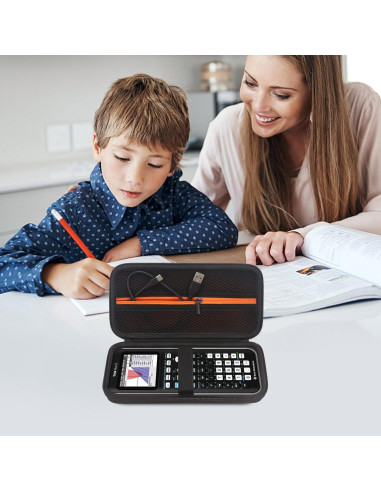 Funda Elonbo para calculadora TI-84 Plus CE, negra