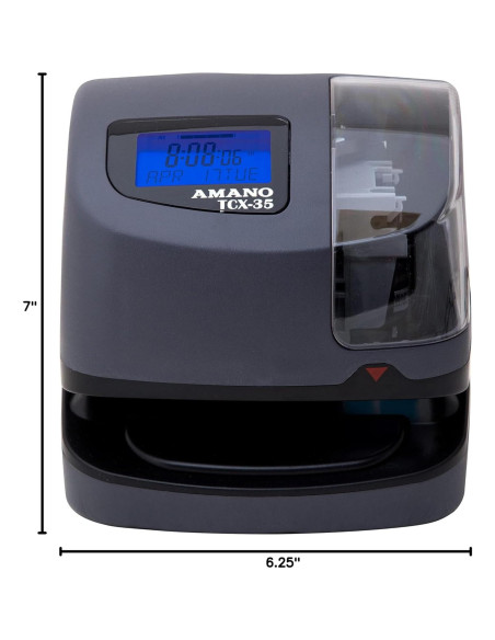 Reloj de Tiempo Electrónico AMANO TCX-35 Digital Gris Reloj de Tiempo Electrónico AMANO TCX-35 Digital Gris
