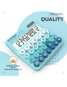 Calculadora Mecánica CATIGA SD-1299 Solar y Batería 2