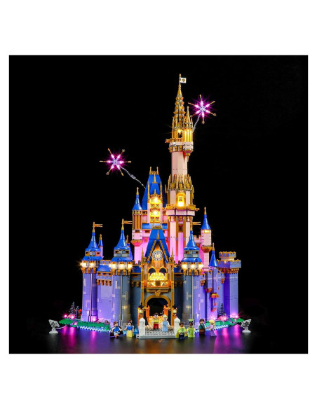 Kit de Luz LED YEABRICKS para Lego 43222 Castillo Disney