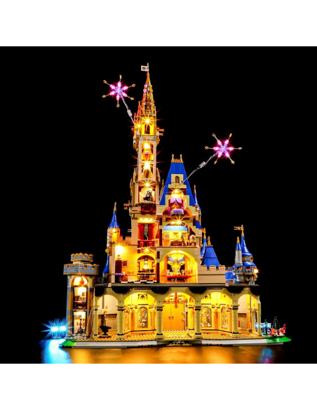 Kit de Luz LED YEABRICKS para Lego 43222 Castillo Disney