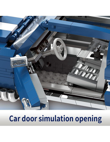 Bloques de Construcción GTRS Coche Deportivo 1680 Piezas