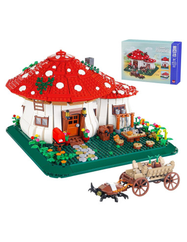 Casa de Hongos Bibilock 2233 PCS Bloques de Construcción