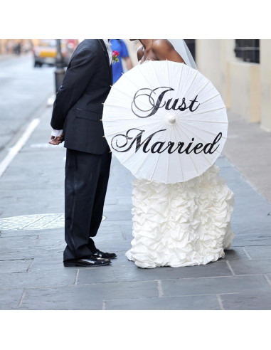 12 Paraguas de Papel Merkaunis 83.82 cm Decorativos DIY