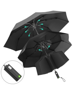 RUMBRELLA Paraguas Eléctrico Inteligente 116 cm UV Protección 2