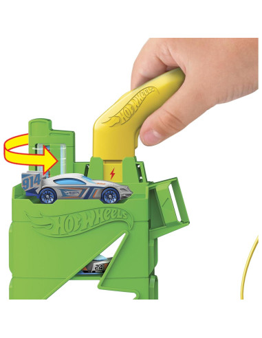 Juego de Pista Hot Wheels City Estación de Combustible 1:64