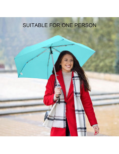 Paraguas Compacto LEAGERA Mini Impermeable para Viaje 2