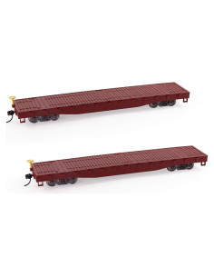 Carro Plano Transportador Evemodel C8741 1:87 Burdeos 2pcs