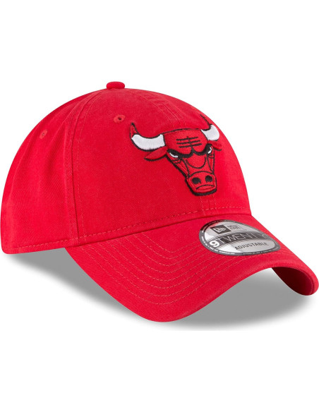Gorro Ajustable New Era Chicago Bulls 9Twenty Rojo