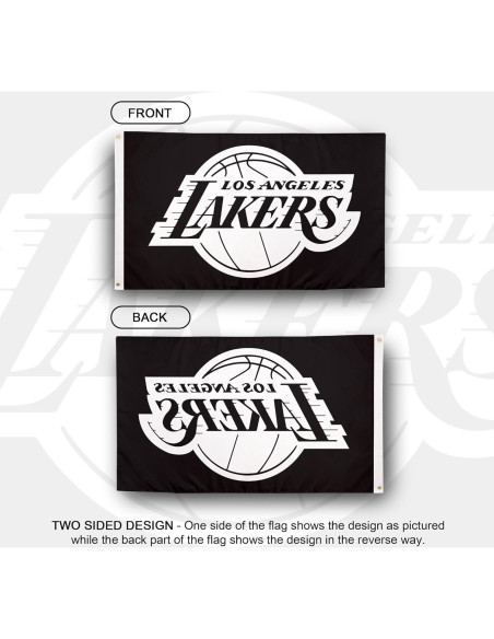 Bandera Los Angeles Lakers Desert Cactus 3x1.5m Poliester